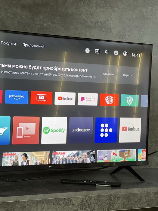 Телевизор TCL• каспи рассрочка 0-0-12