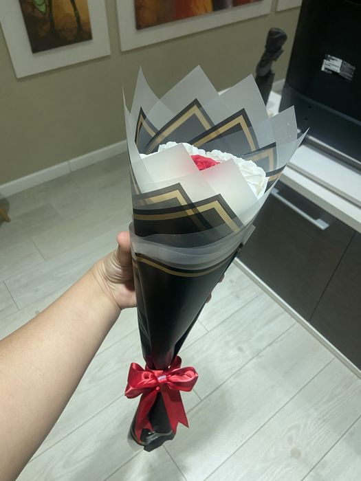 Buchet 7 trandafiri din sapun