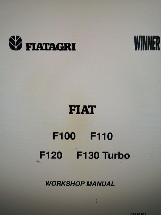 Manual service Fiat F100 F110 F120 F130 turbo Fiatagri Winner carte