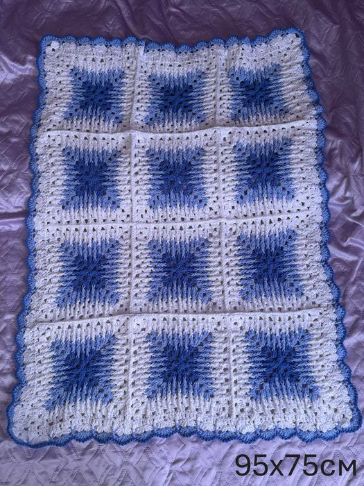 Ръчно изплетени детски пелени