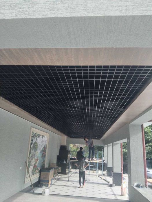 Грильято потолок | Грилято | сеточный потолок | клеточный | Grilyato |