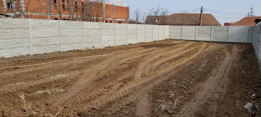 Gard din placi de beton