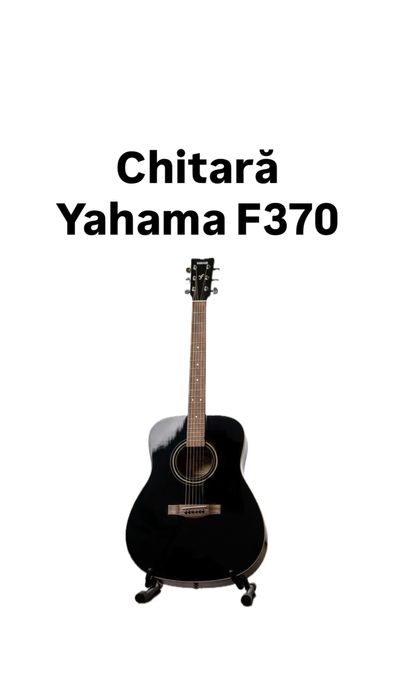 Chitară acustică Yamaha F370 – Stare impecabilă (ca nouă) + Stand inclus