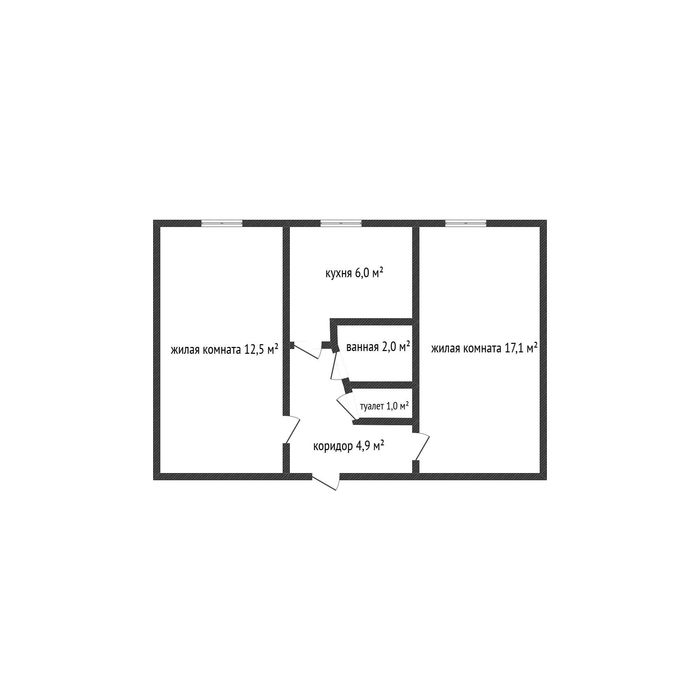 Продам 2 комнатную квартиру