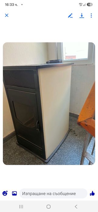 Запазена пелетна камина