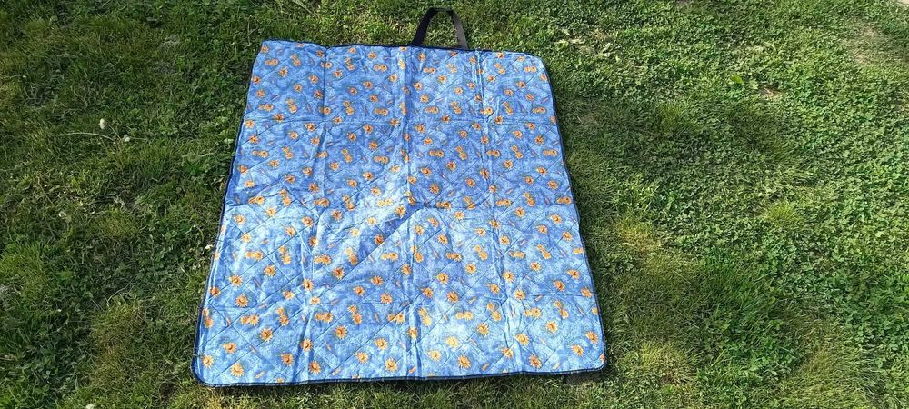 Patura de picnic model cu floarea soarelui 115x115 cm