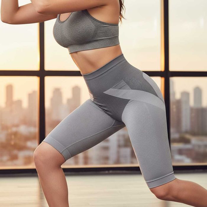 Pantalon modelator anticelulitic cu turmalina body shaper marimea L