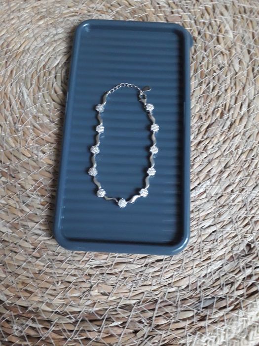 Bratara argint cu cristale reglabila