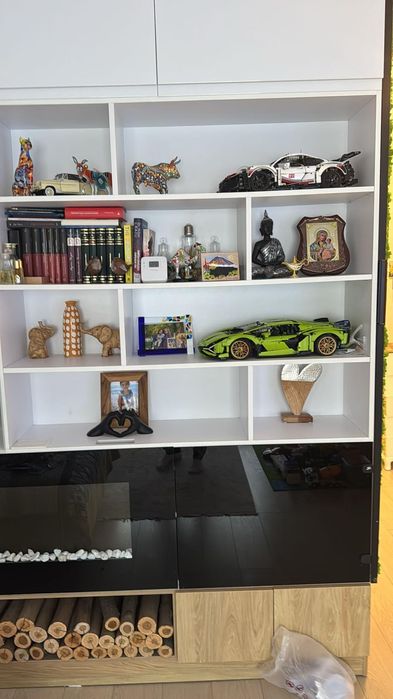 Mobila + semineu electric