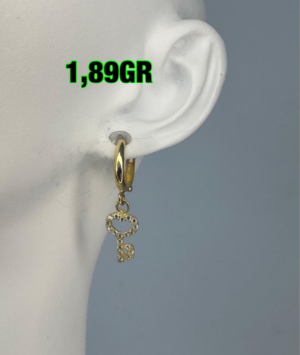 Cercei aur 14 k superbi