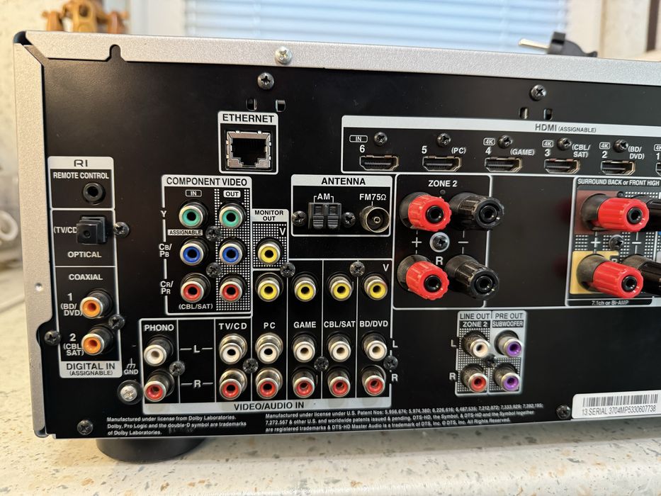 Onkyo TX-NR626 Bluetooth Wi Fi качествен ресивър