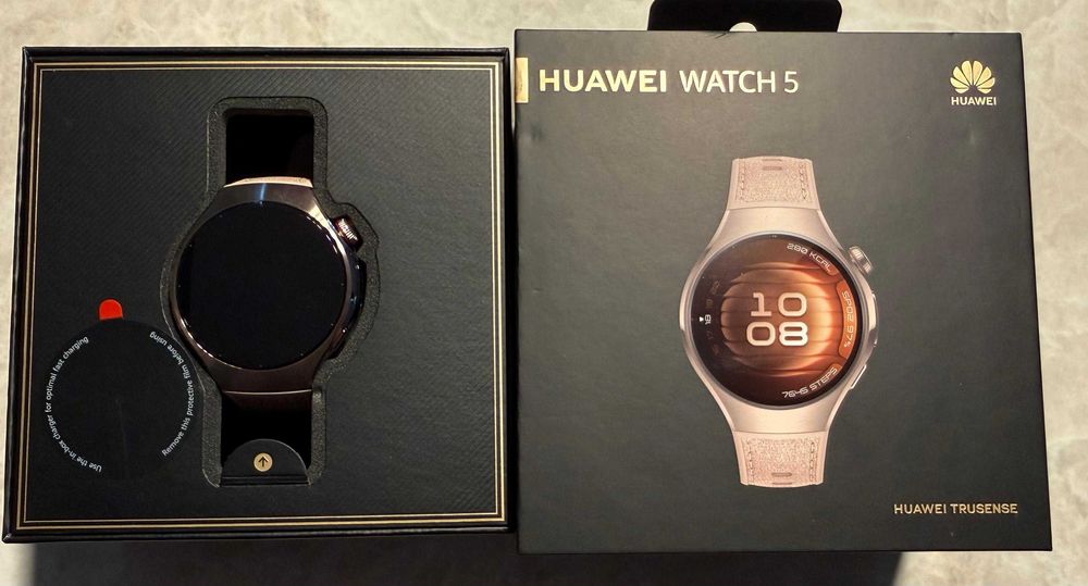 Smartwatch HUAWEI Watch 5, 42mm, LTE, Wi-Fi, Android/iOS, White super oferta !