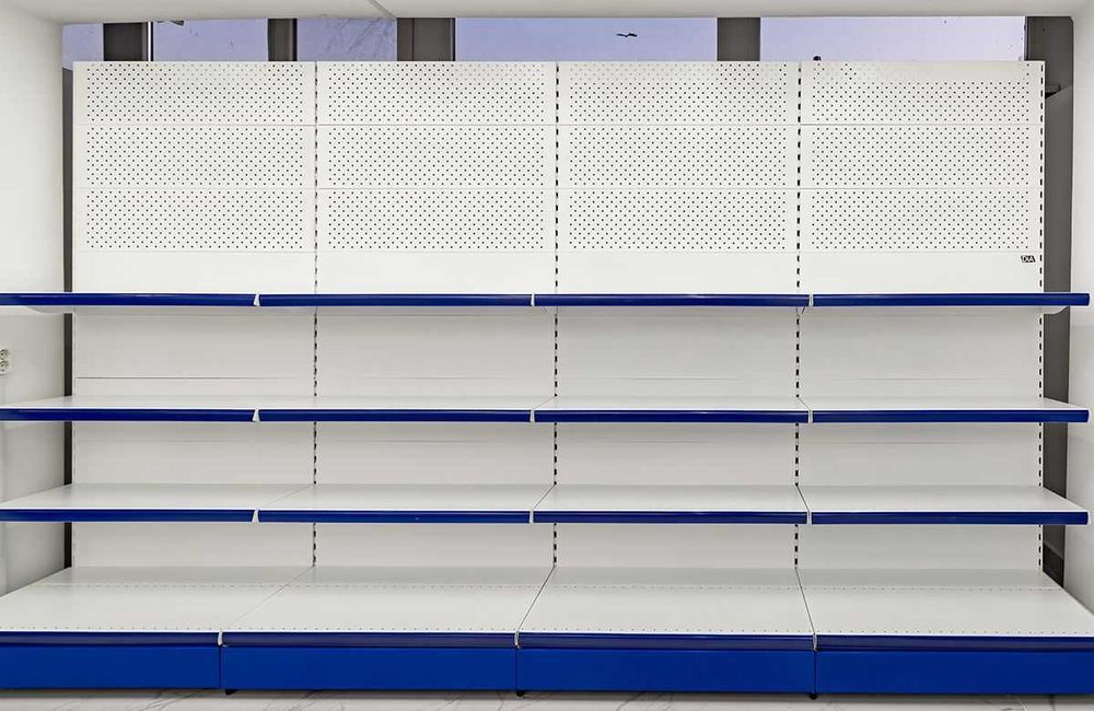 Торговый стеллаж металлический, prefabrik tokchalar