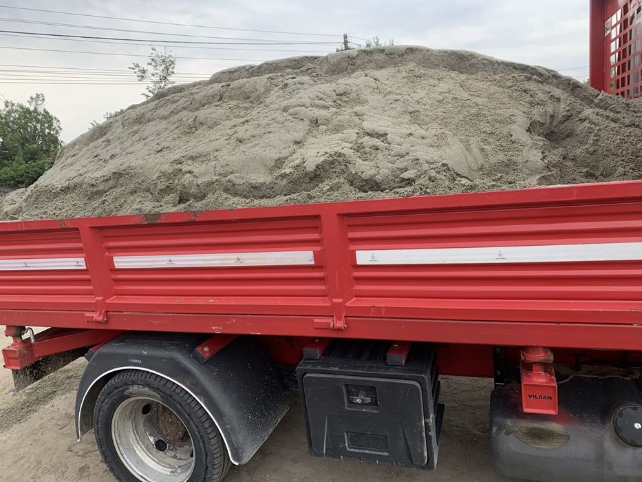 Tranaport Nisip/Sort/Balastru si Pamant,sort mixt pentru alei/parcari