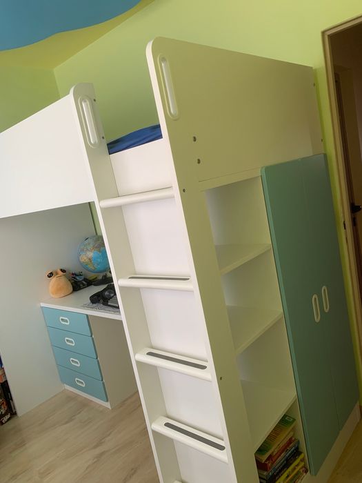 Детско легло с надстройка