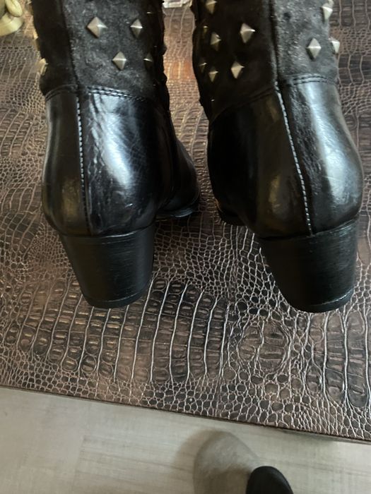 Cizme piele naturala tip cowboy