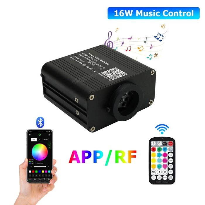 Kit Plafon Instelat Stelute Plafon 400 Buc x 3M Twinckle Stars RGBW