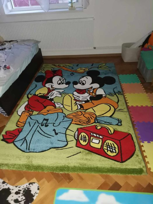 Covor copii mickey si minnie