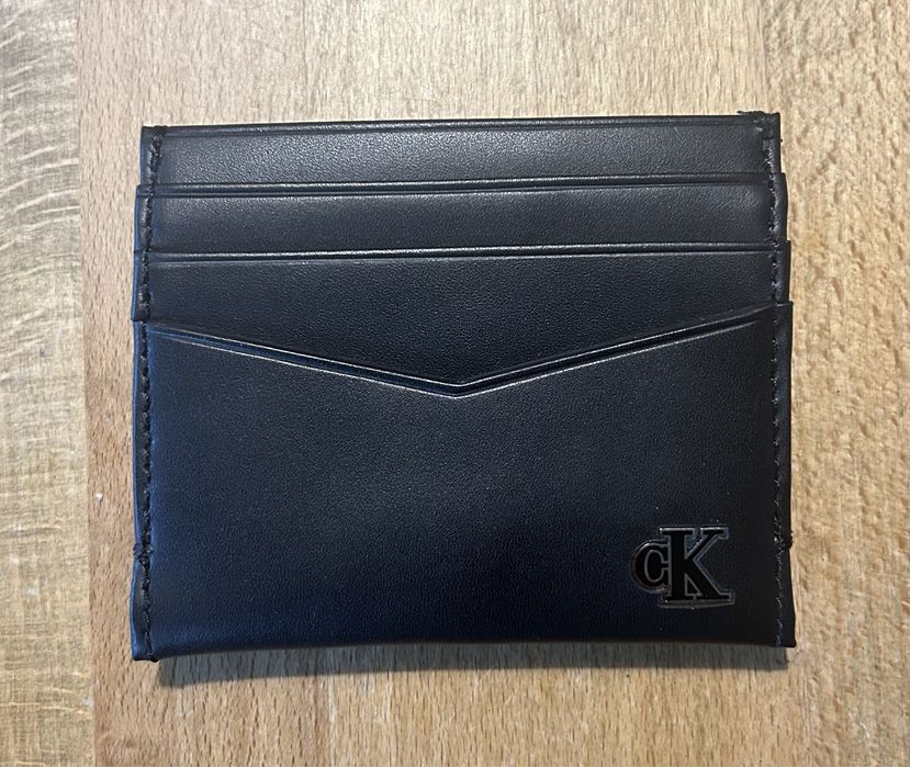 Кожен калъф за карти Calvin Klein