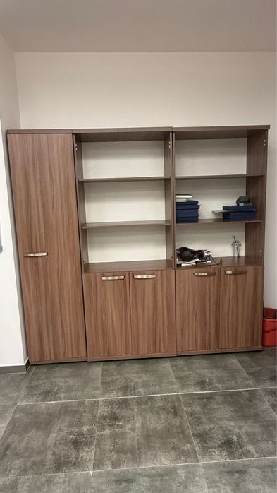 Офисный стол руководителя + шкаф