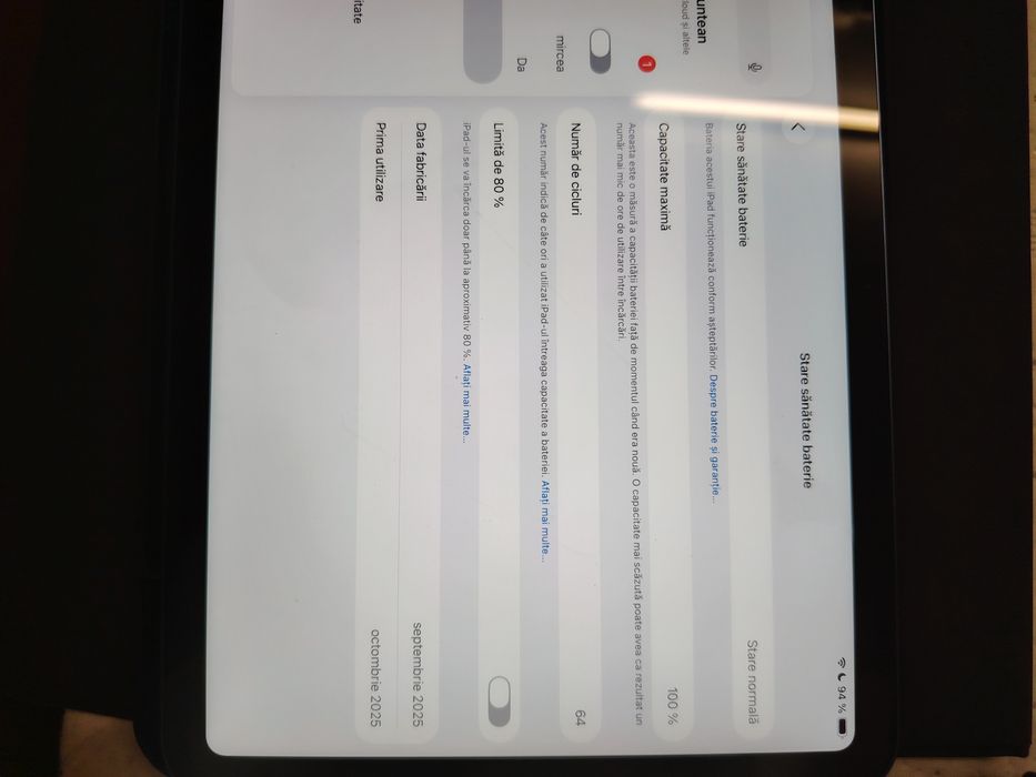 Vând Apple iPad 128 GB