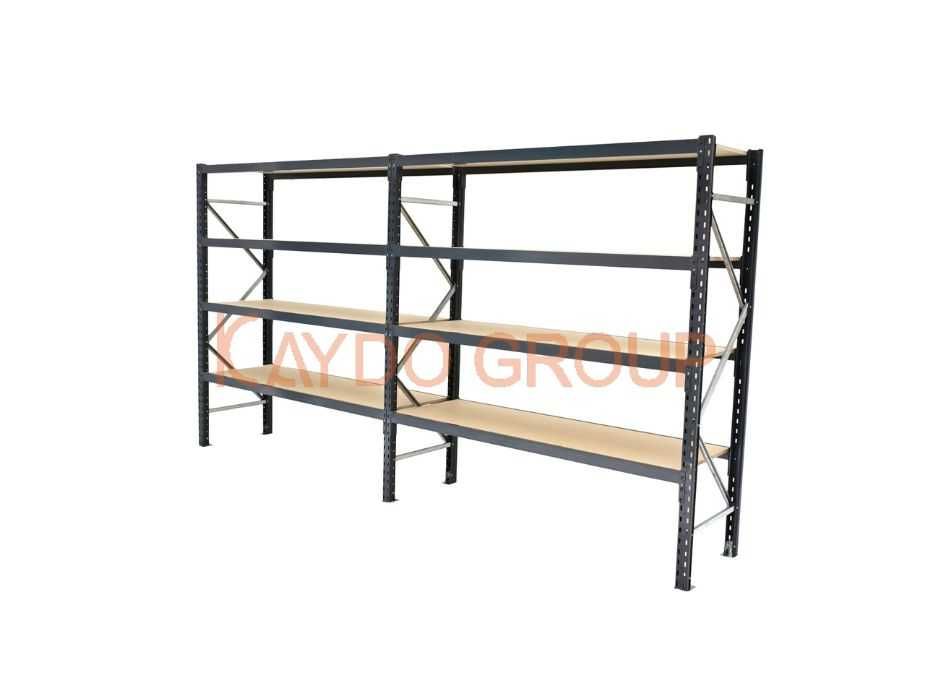 Налични Стелажи за склад и магазин, ръчна обработка, сив цвят