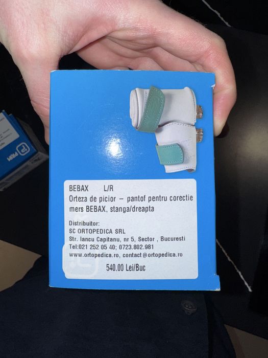 Ghetute/Orteze Bebax pentru corectare picioruse nou-nascuti