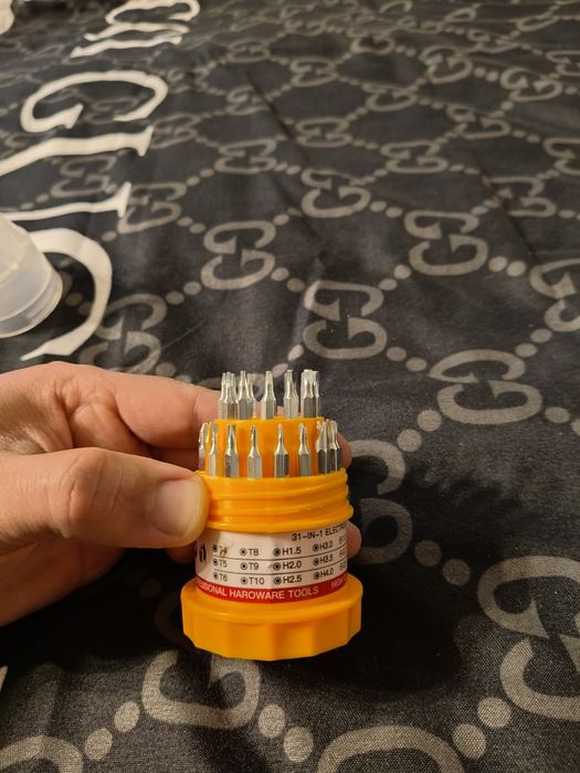 Отвёртка с мини насадками, набор