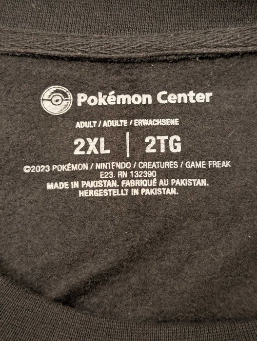 Bluză Hanorac Original Pokémon Center - Pikachu Neon (Mărime 2XL, Nou)