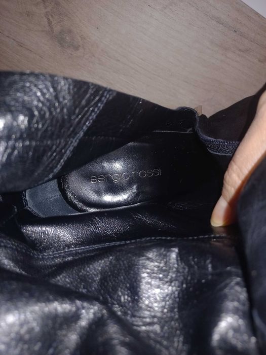 Cizme de piele întoarsă naturală