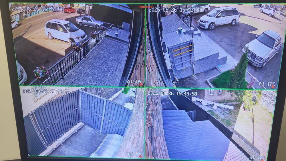 Установка камеры видеонаблюдения и пожарная сигнализация