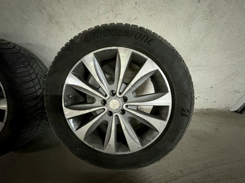 Оригинални джанти Mercedes 20" със зимни гуми 275 55 20 Bridgestone Blizzak  дот 3424