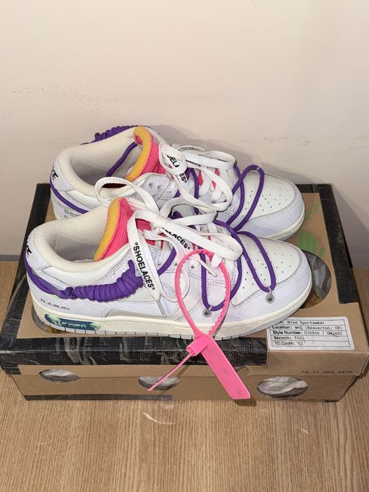 Nike Dunk Low Off-White Lot 15
