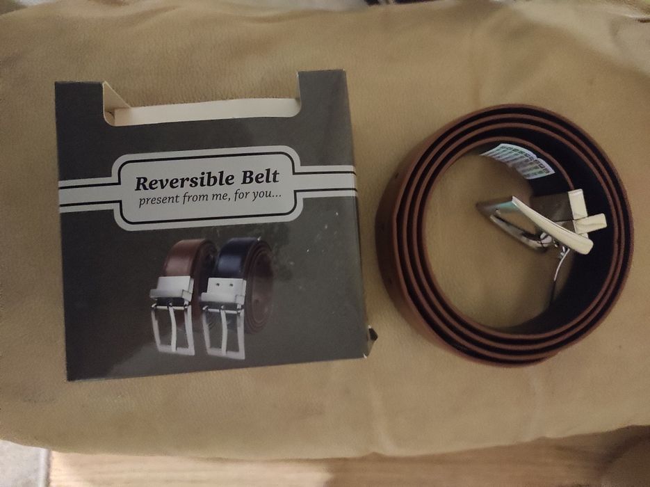 Мъжки кожен колан Двулицев!в