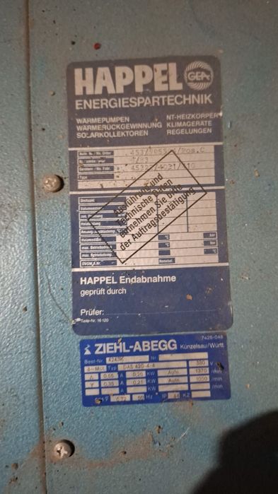 Ventilocenvector ,apa calda 15kw