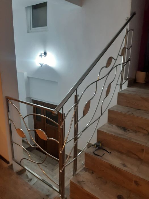 Balustrade inox.