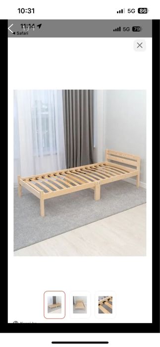 Кровать ikea 190*90