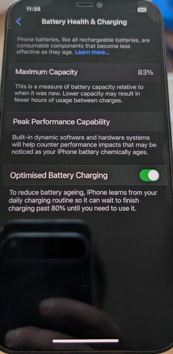 [КАТО НОВ] iPhone 12 Pro Max 256gb Pacific Blue