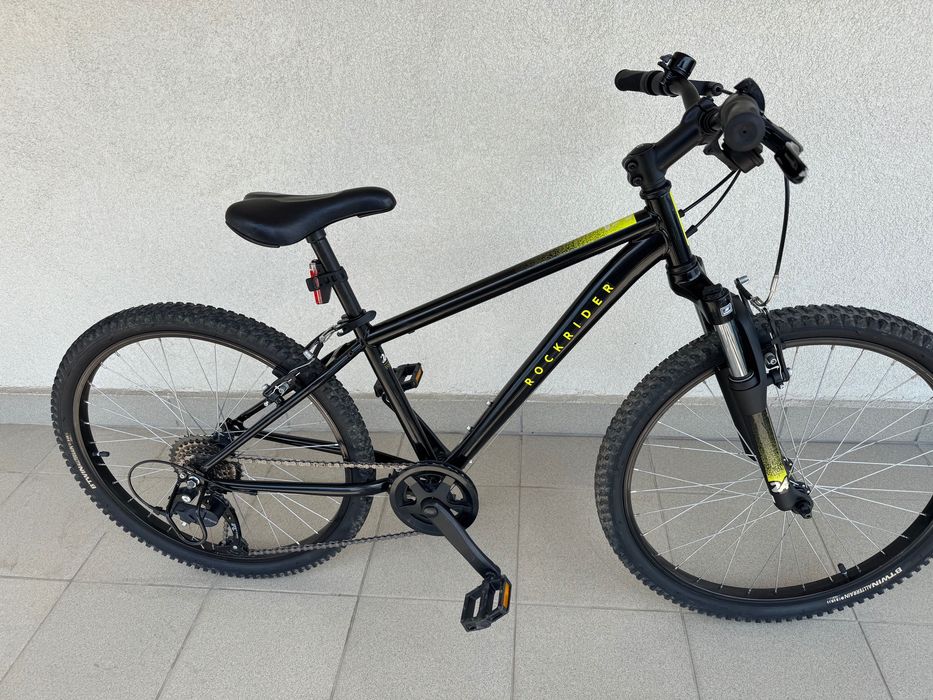 Bicicletă copii Rockrider EXPL 500 24" Negru – cumpărată în iunie anul trecut