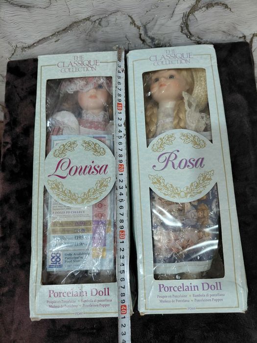 Куклы форфоровые Роса и Луиза.