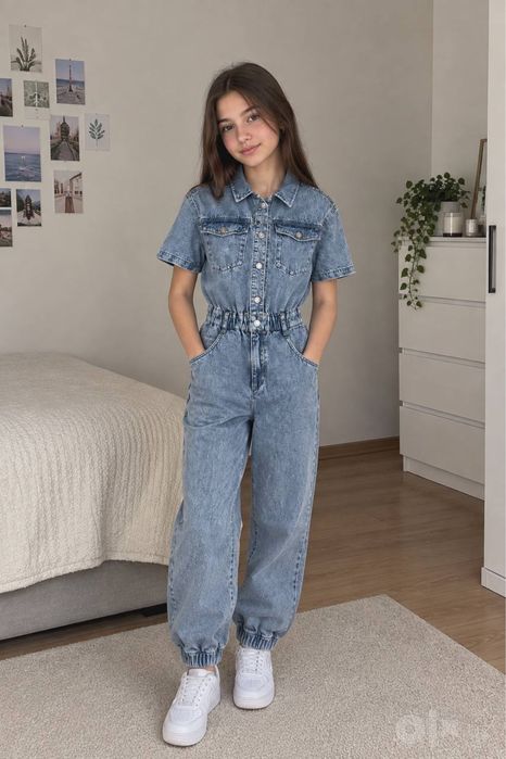 Джинсовый комбинезон ZARA для подростка