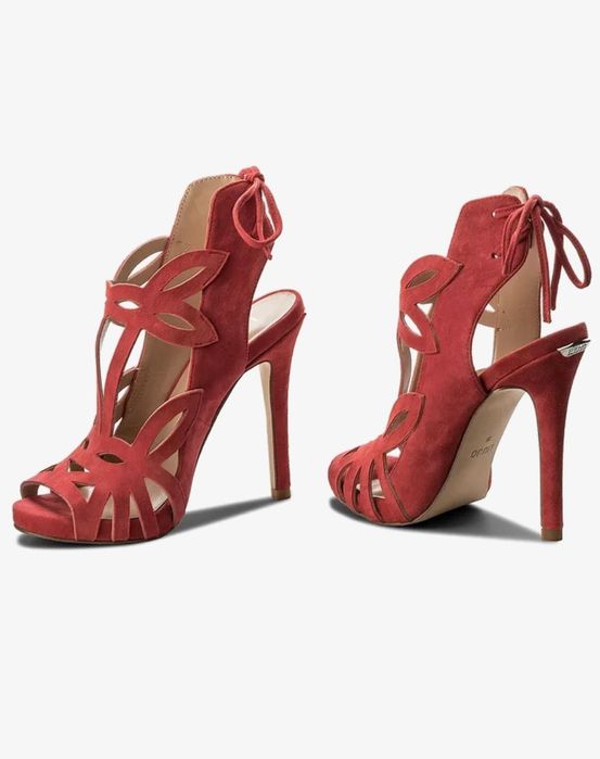 Сандали liu jo велур нови с кутия 37 номер