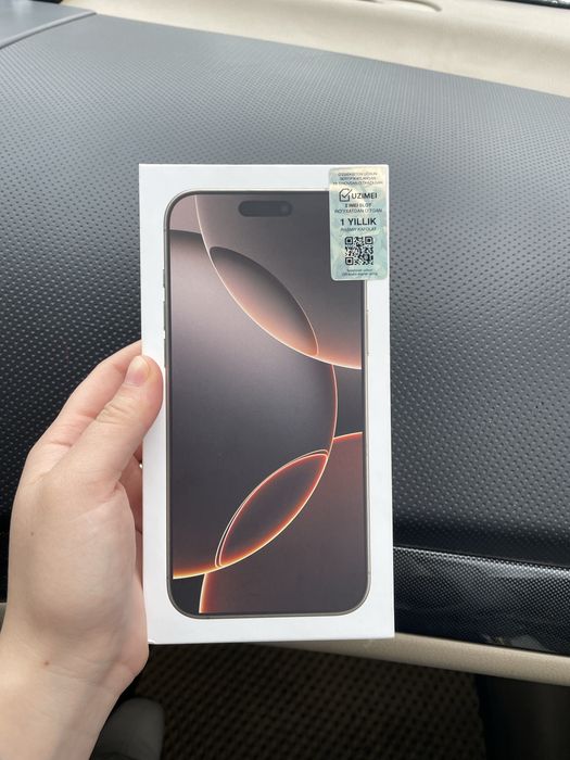 Iphone 16 pro max 512Gb yengi ochilmagan