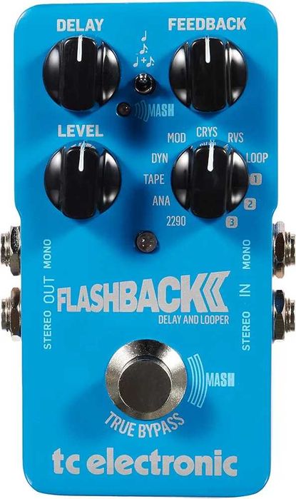 Ефект за китара TC Electronic Flashback 2 Delay Pedal, MASH технология