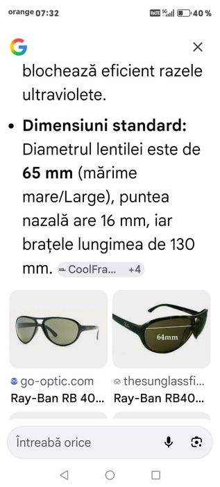 Ochelari de soare Ray ban