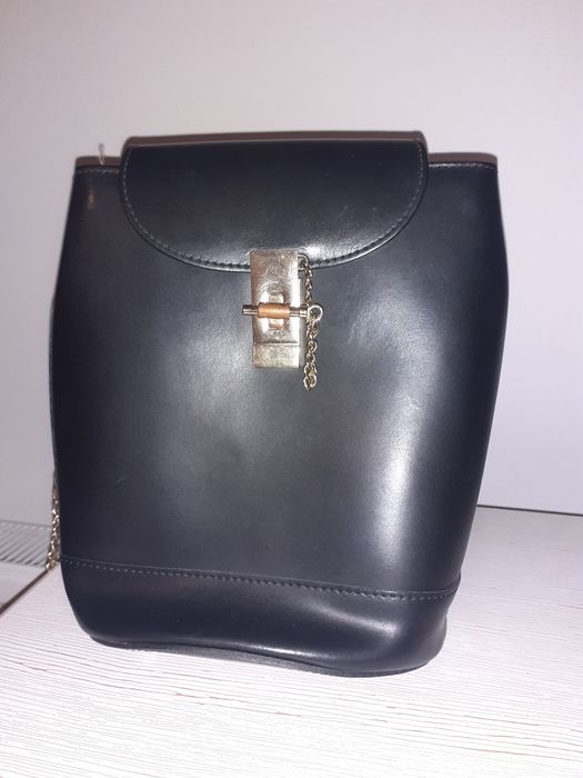 Geantă/ rucsac piele naturala Diamanti ca nou