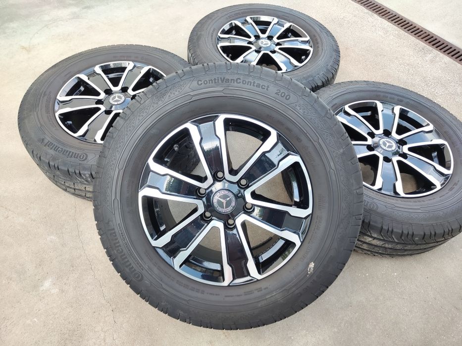 16 5x130 Mercedes Sprinter Vw Crafter лети джанти 6х130 спринтер крафтер 235 /65/16 Continental летни