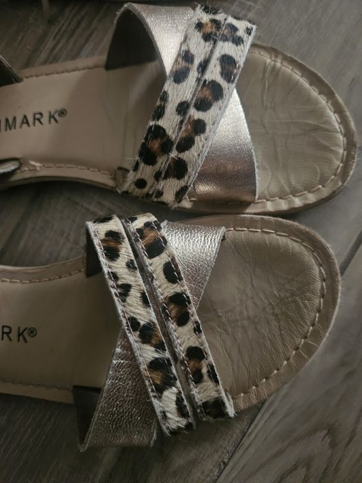 Sandale piele naturala animal print nr. 36