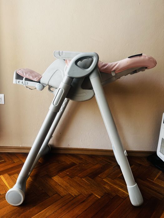 Cangaroo Детски стол за хранене I Eat розов