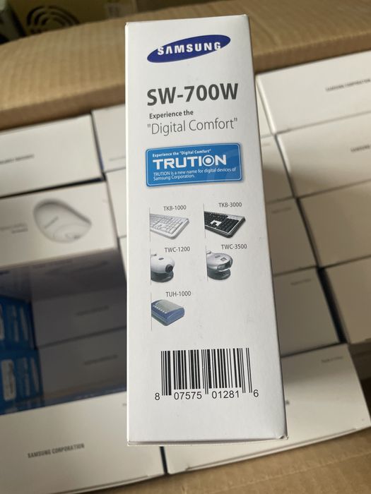 Mouse Vintage Samsung SW-700W cu bilă, PS/2, nou în cutie